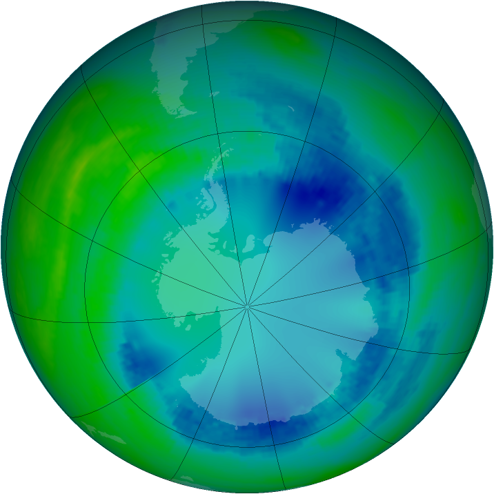Ozone Map 2003-08-10